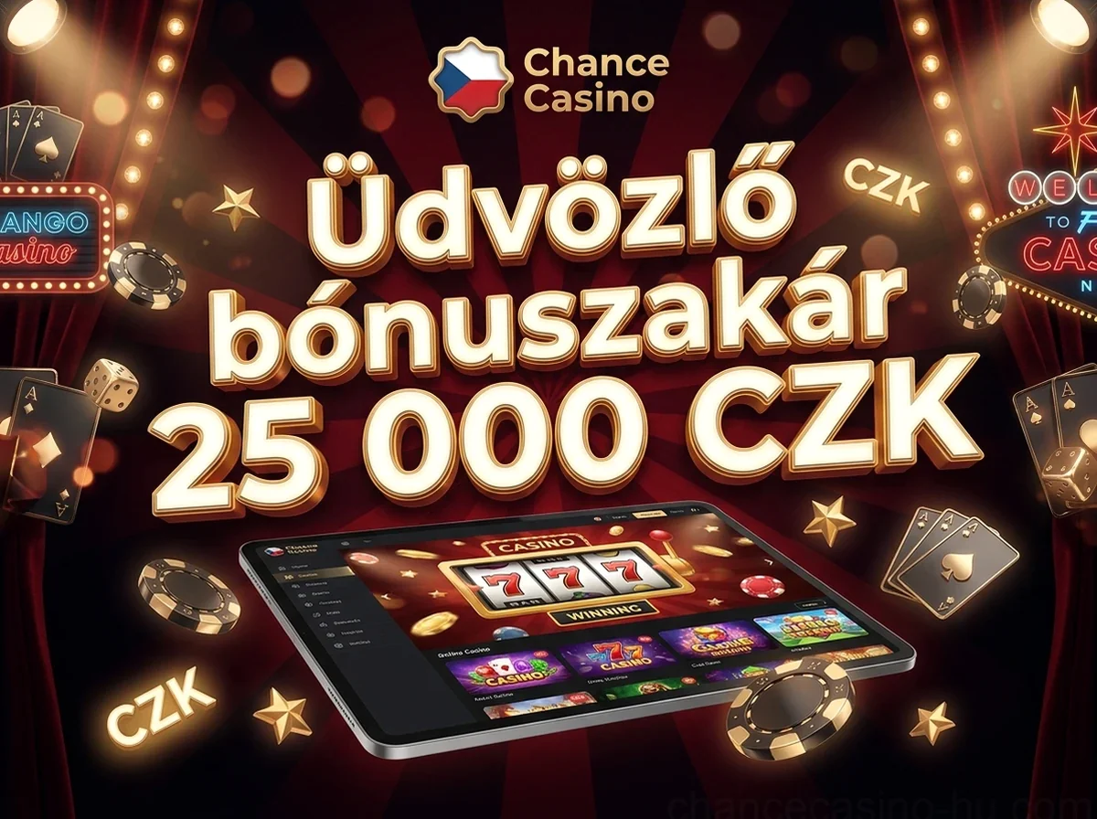 Üdvözlő bónuszakár 25 000 CZK